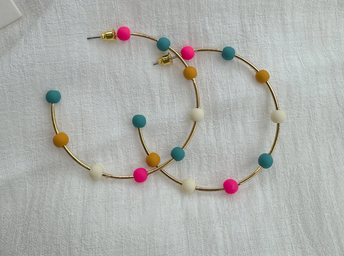 Multi Color Hoops