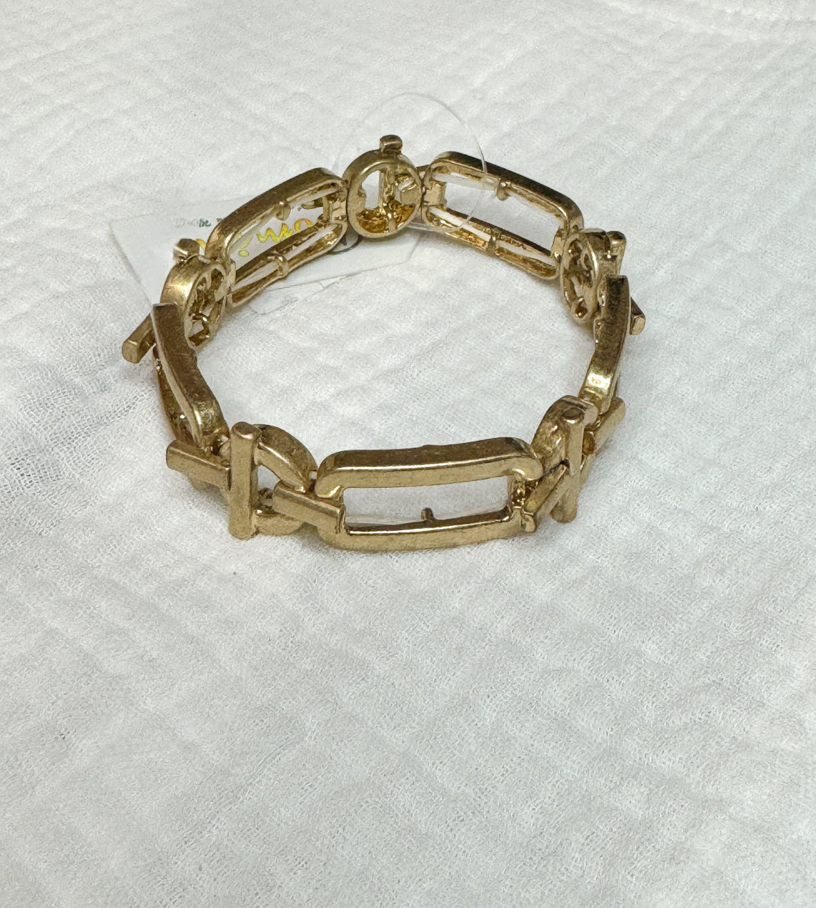 Brushed Gold Stretch Bracelet