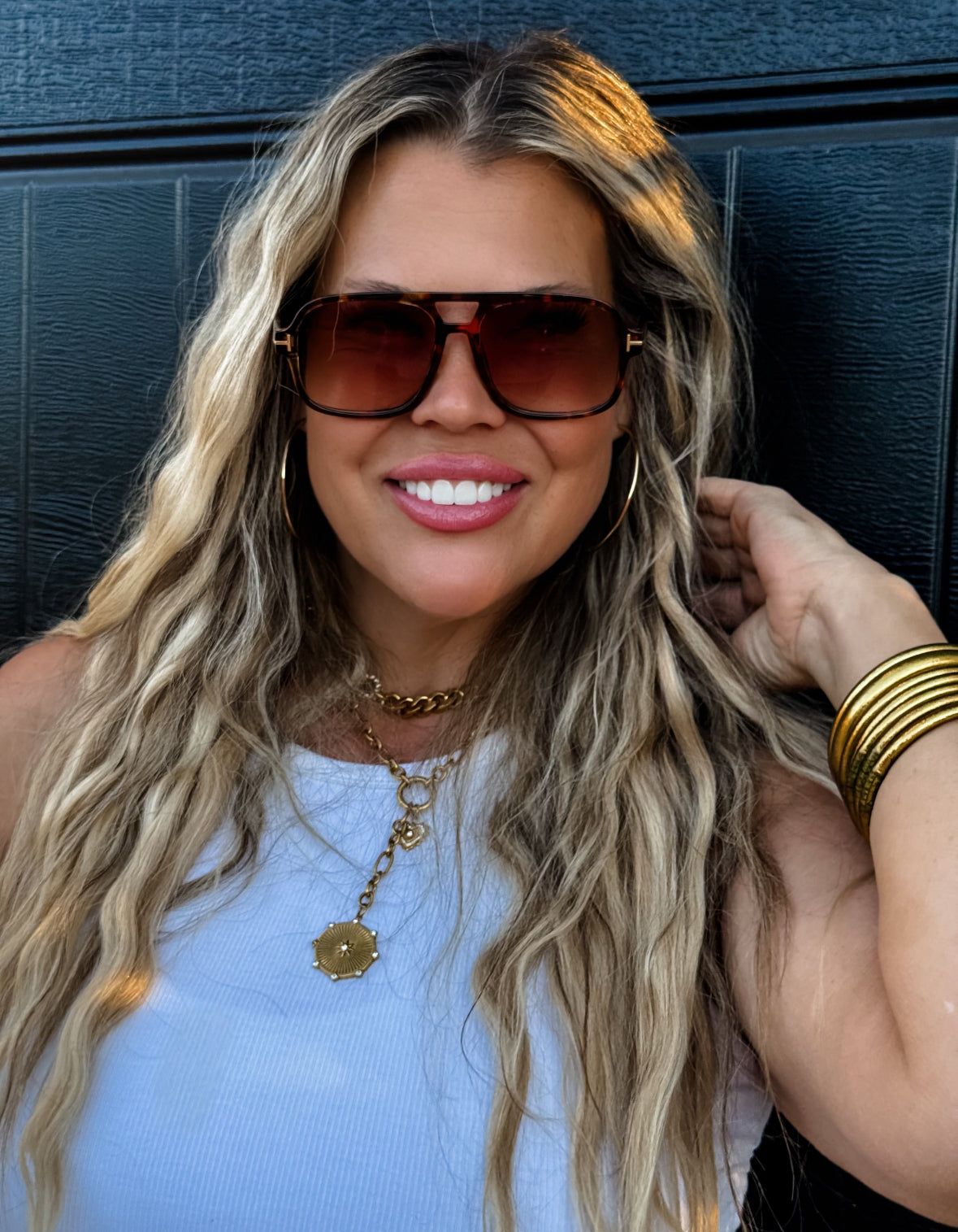 Retro Rays Sunglasses Mocha Tortoise