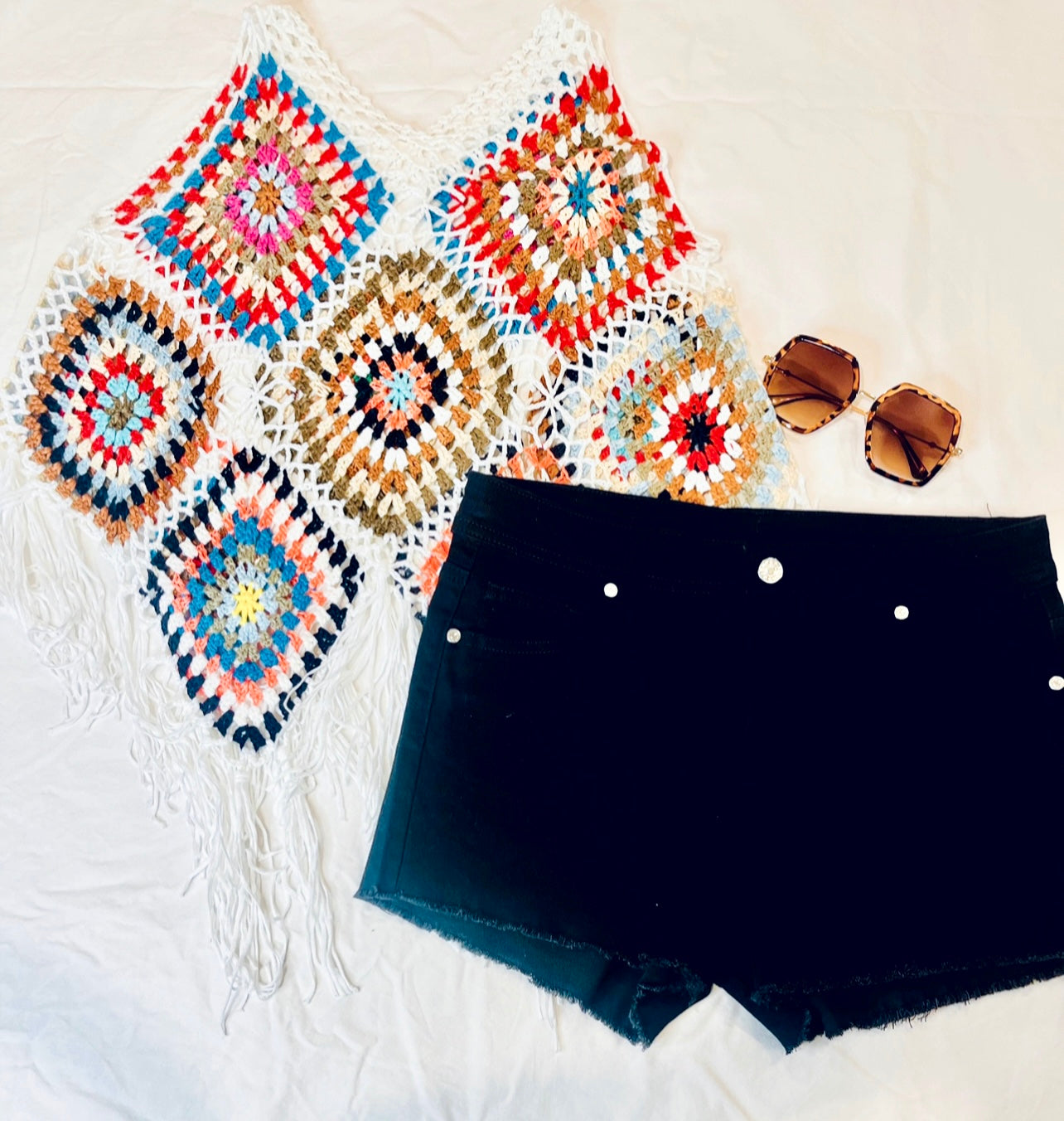 White Gypsy Crochet Top