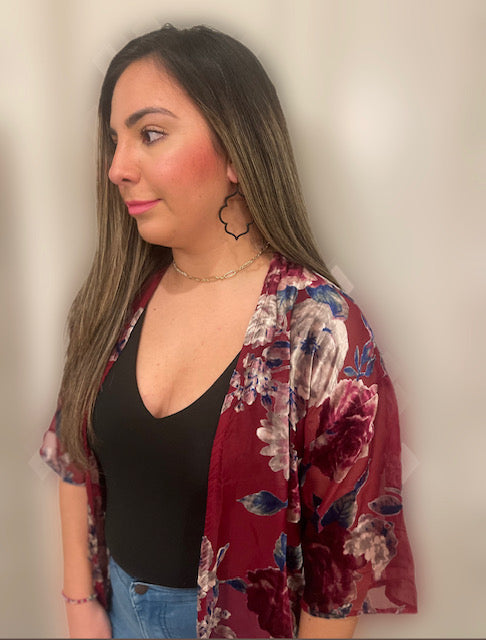 Black Anna V-Neck Bodysuit