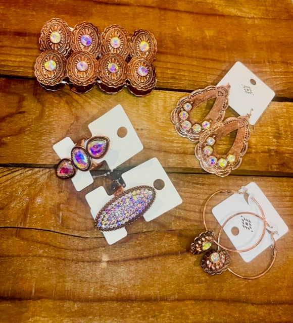 The Bronze Iridescent Earrings