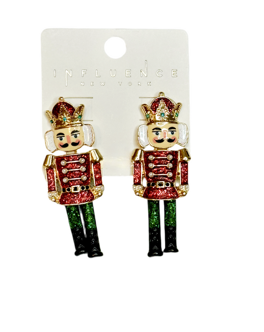 Dangle Nutcracker Earrings