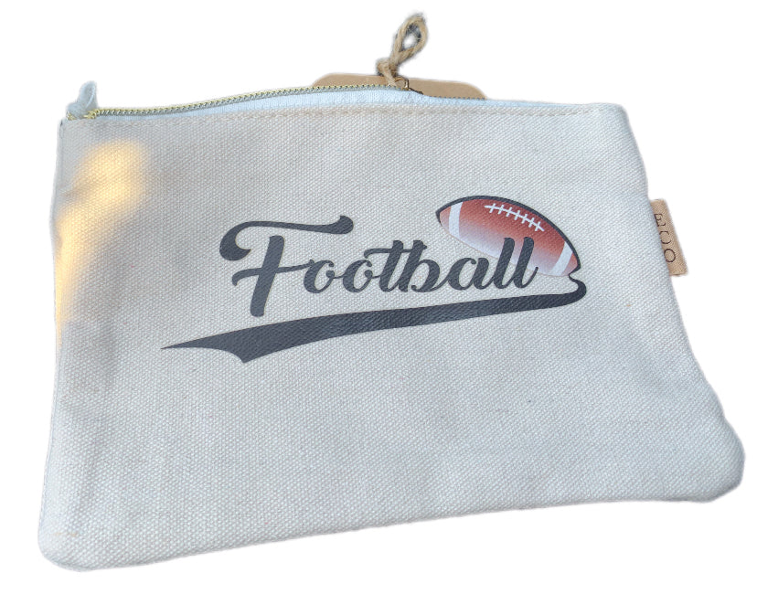 The Football Zip Pouch