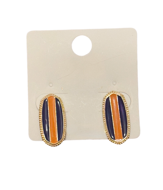 Blue and Orange Studs