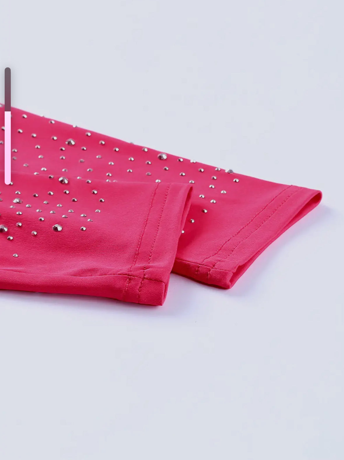 Hot Pink Rhinestone Bodysuit
