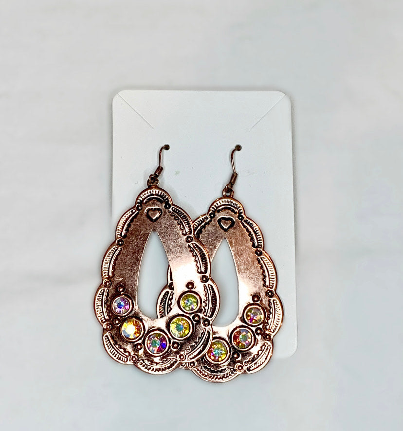 The Bronze Iridescent Earrings