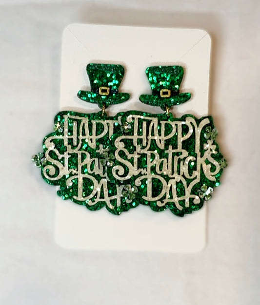 Happy St. Patty's Day Earrings