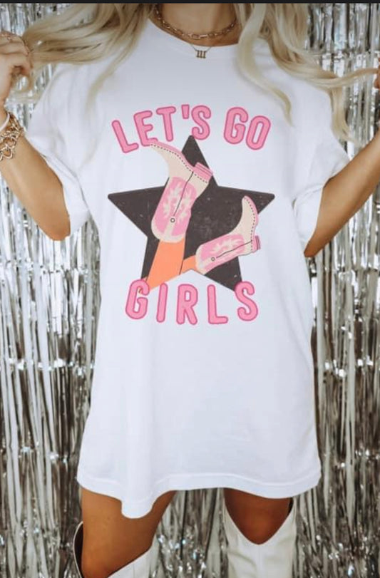 Let’s Go Girls T- Shirt Dress